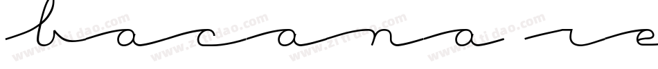 Bacana Regular手机版字体转换